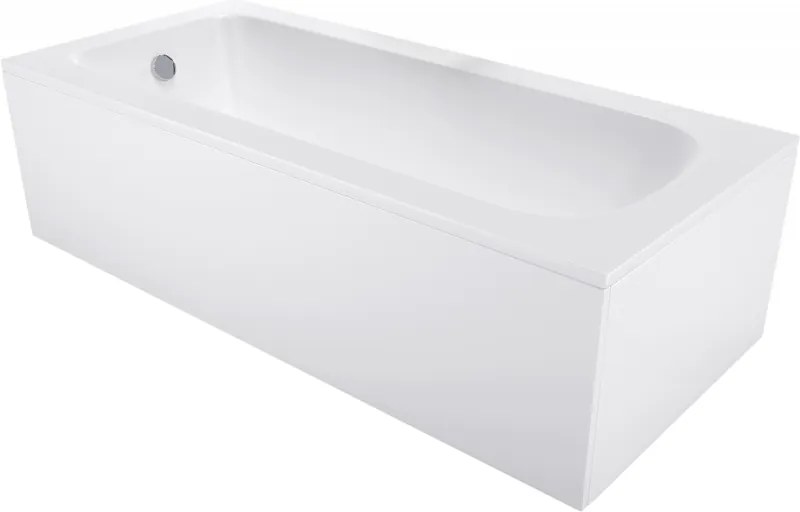 Mexen Vega rechthoekig bad 120 x 70 cm met bekleding, wit - 55011207000X