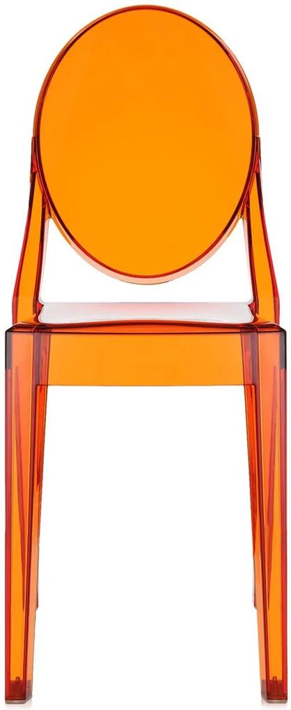 Kartell Victoria Ghost stoel oranje