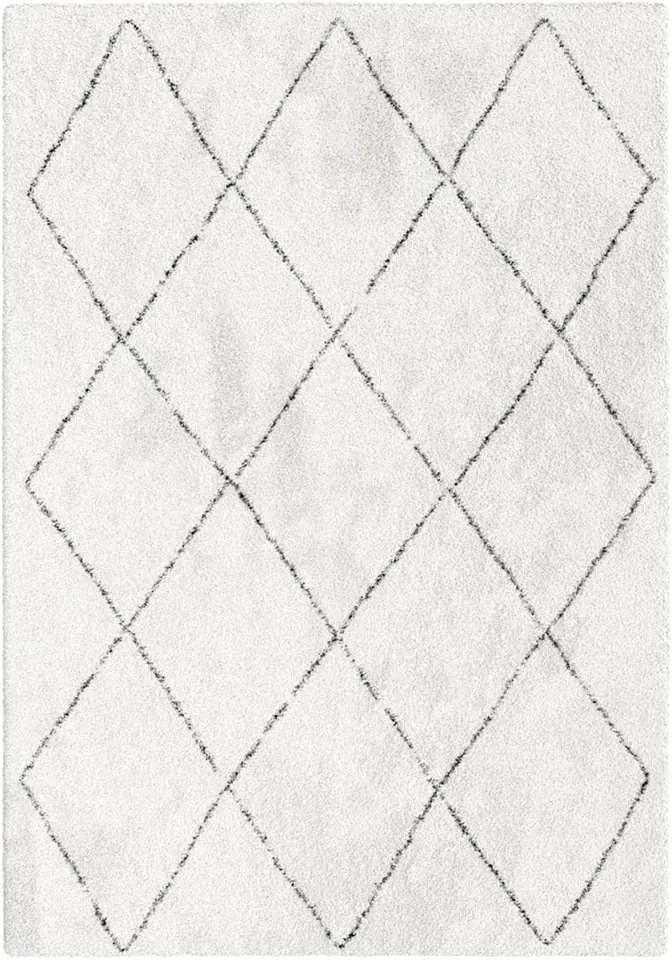 Vloerkleed Lizzano - wit - 120x170 cm - Leen Bakker