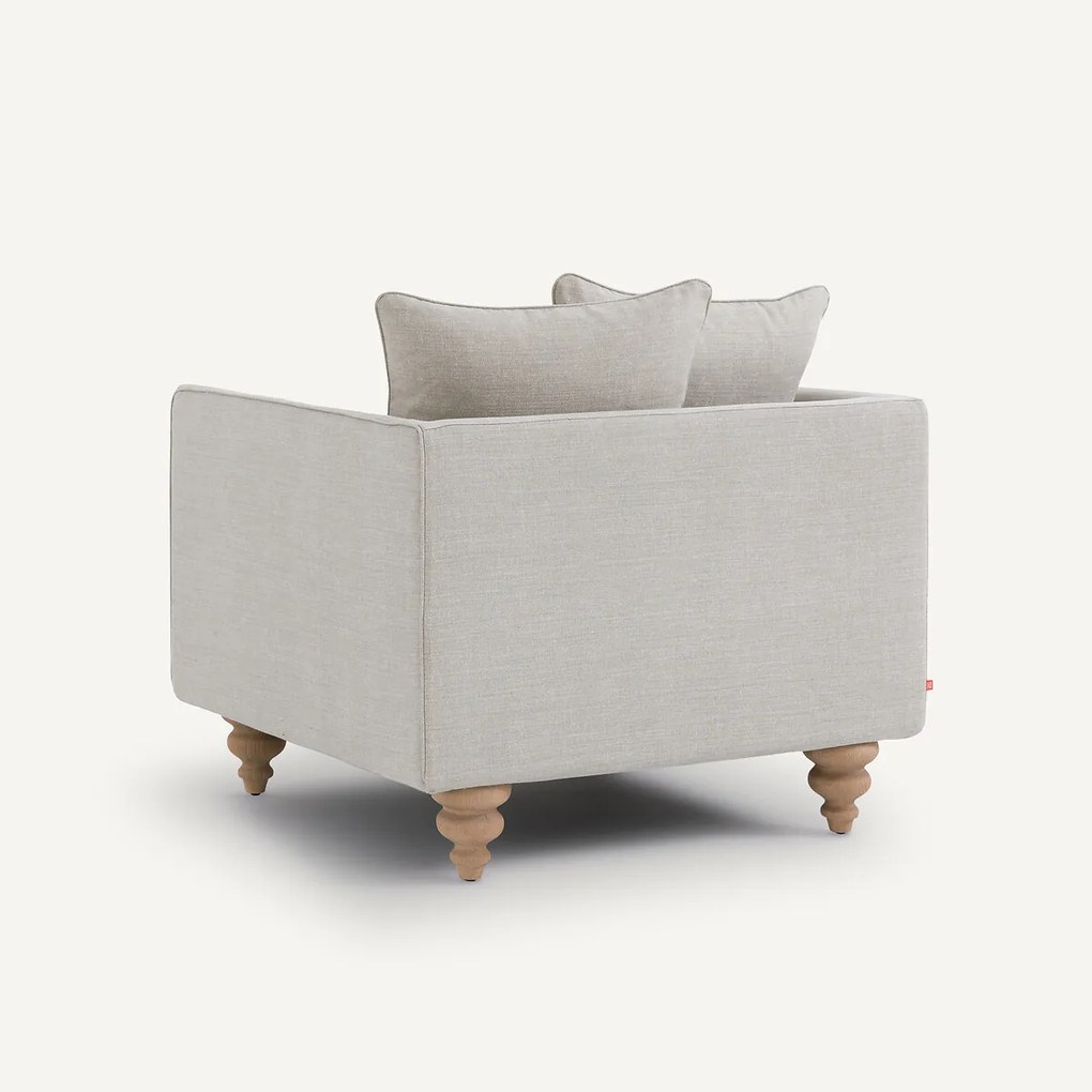 Fauteuil katoen/linnen, Lazare