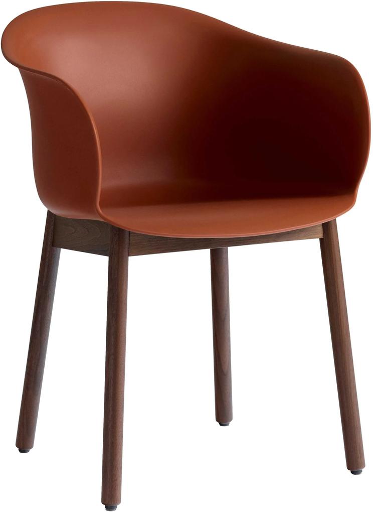 &tradition Elefy JH30 stoel met walnoten onderstel copper brown