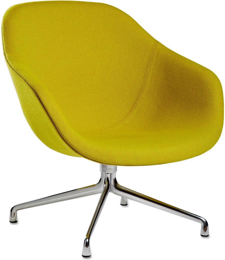 Hay About a Lounge Chair Low AAL81 fauteuil hallingdal 420 onderstel gepolijst aluminium