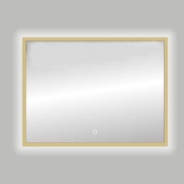 Best Design Nancy Isola LED spiegel 120x80cm aluminium mat goud 4010390