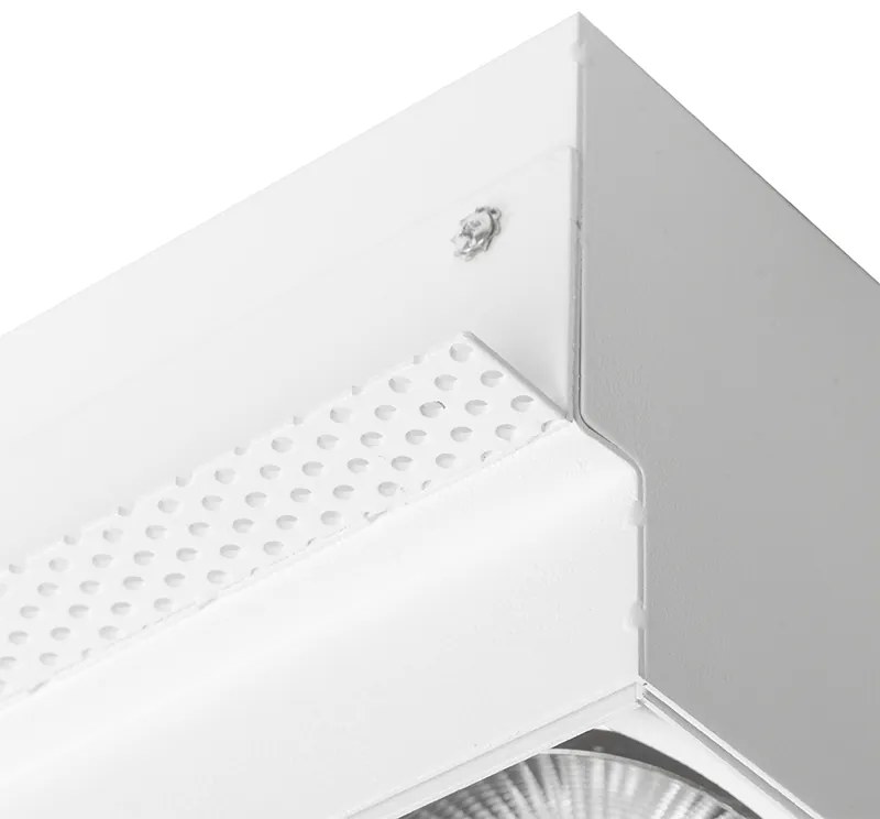 Inbouwspot wit GU10 AR111 trimless 2-lichts - Oneon