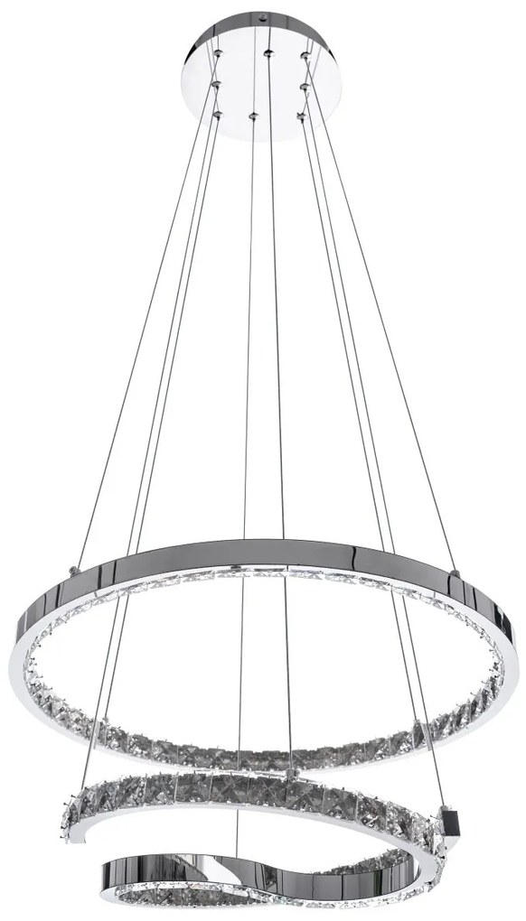 KRISTAL HANGLAMP RING LED APP773-2CP