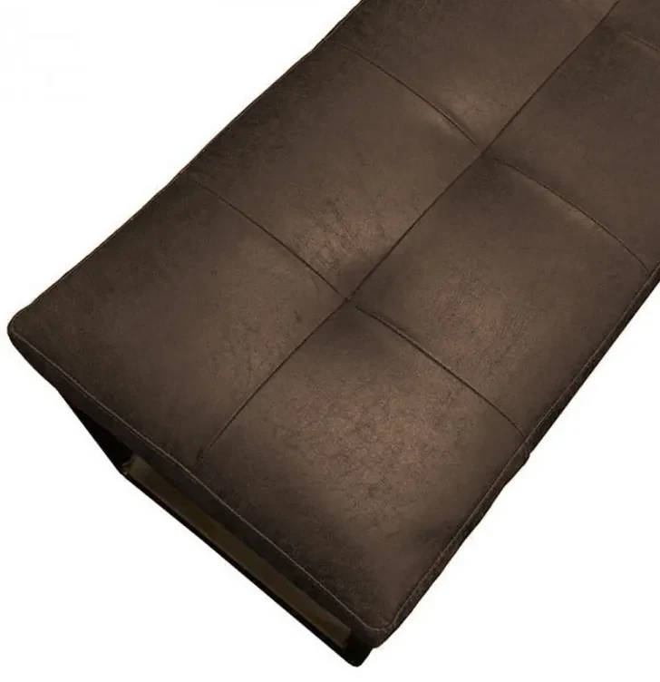 Eetkamerbank - Atlanta - leer Colorado bruin 04 - 160 cm