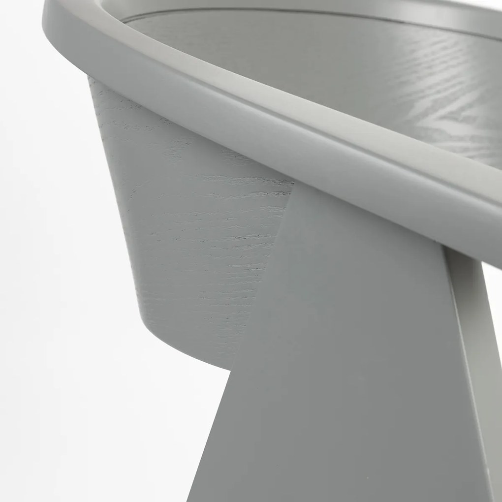 Zuiver Ndsm Design Eetkamerstoel Grijs Hout