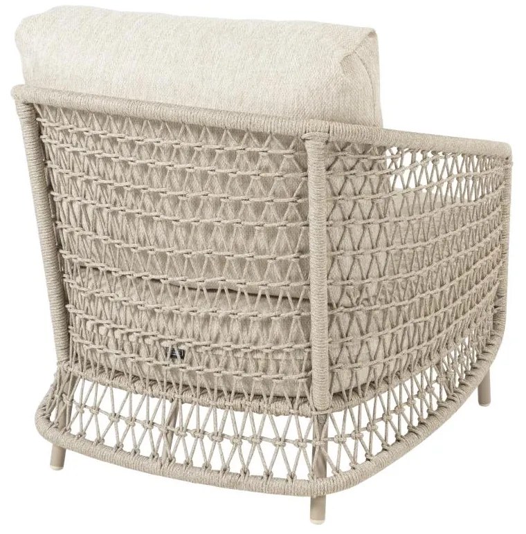 4 Seasons Outdoor Puccini loungestoel SALE Loungestoel beige weerbestendig
