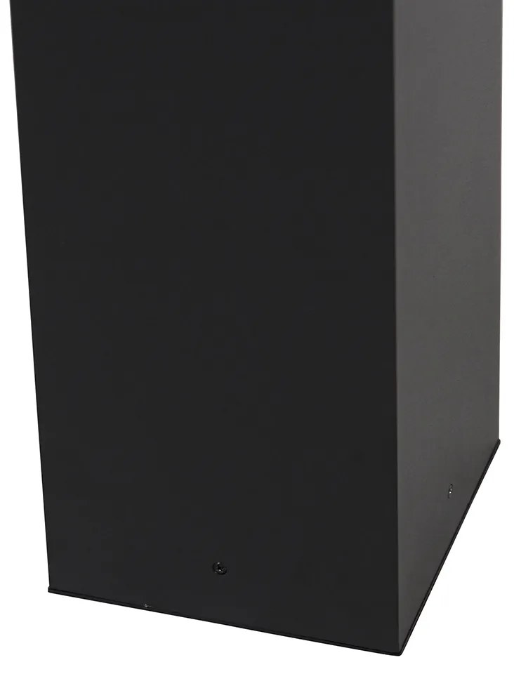 Smart staande buitenlamp zwart 80 cm incl. Wifi ST64 - Charlois