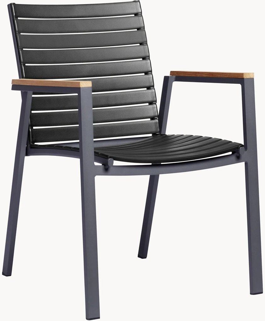 Tuinstoel met armleuningen Mood Extreme, stapelbaar