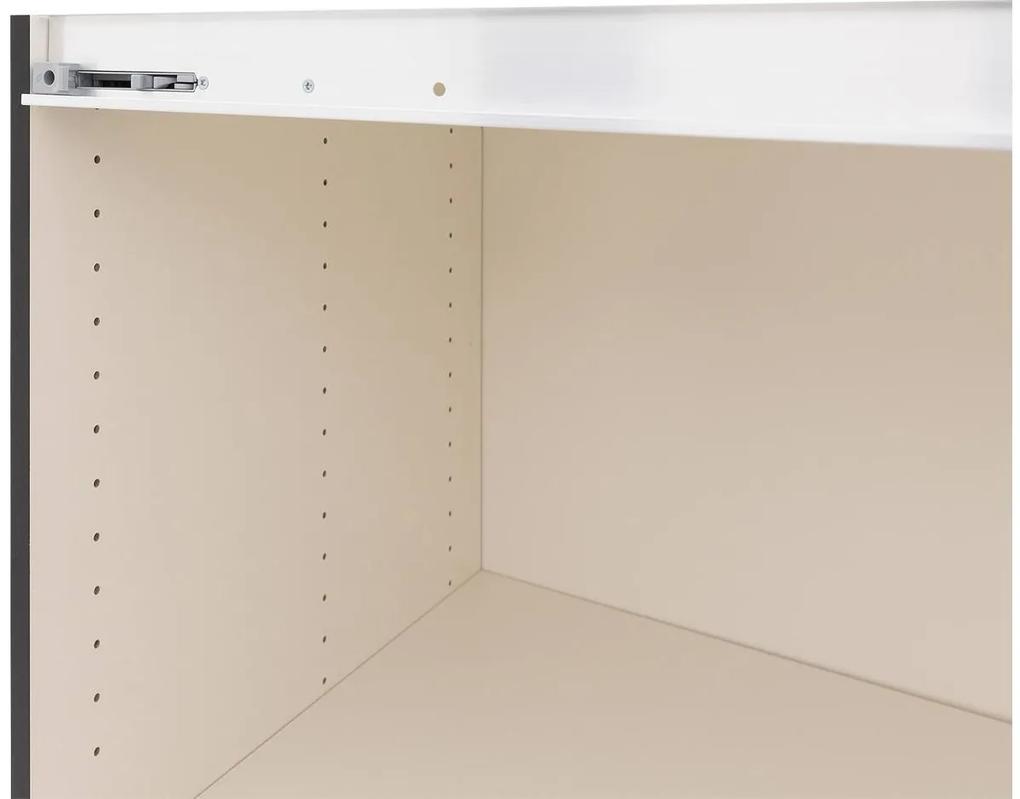 Goossens Kledingkast Easy Storage Sdk, 253 cm breed, 220 cm hoog, 2x 3 paneel glas schuifdeuren