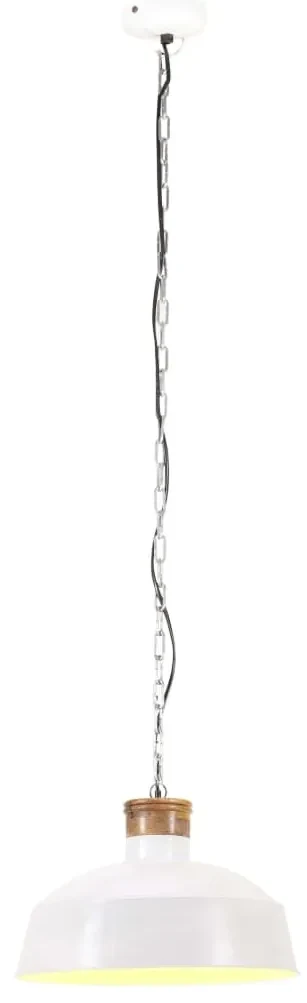 vidaXL Hanglamp industrieel E27 58 cm wit