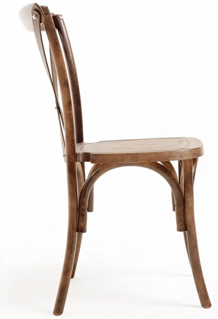 Set Van 4 Altea Polypropyleen Stoelen Met Houteffect