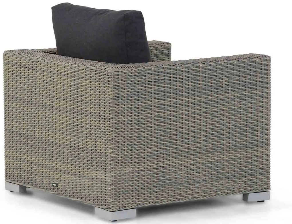 Stoel en Bank Loungeset 5 personen Wicker Taupe  Garden Collections Toronto/Brighton