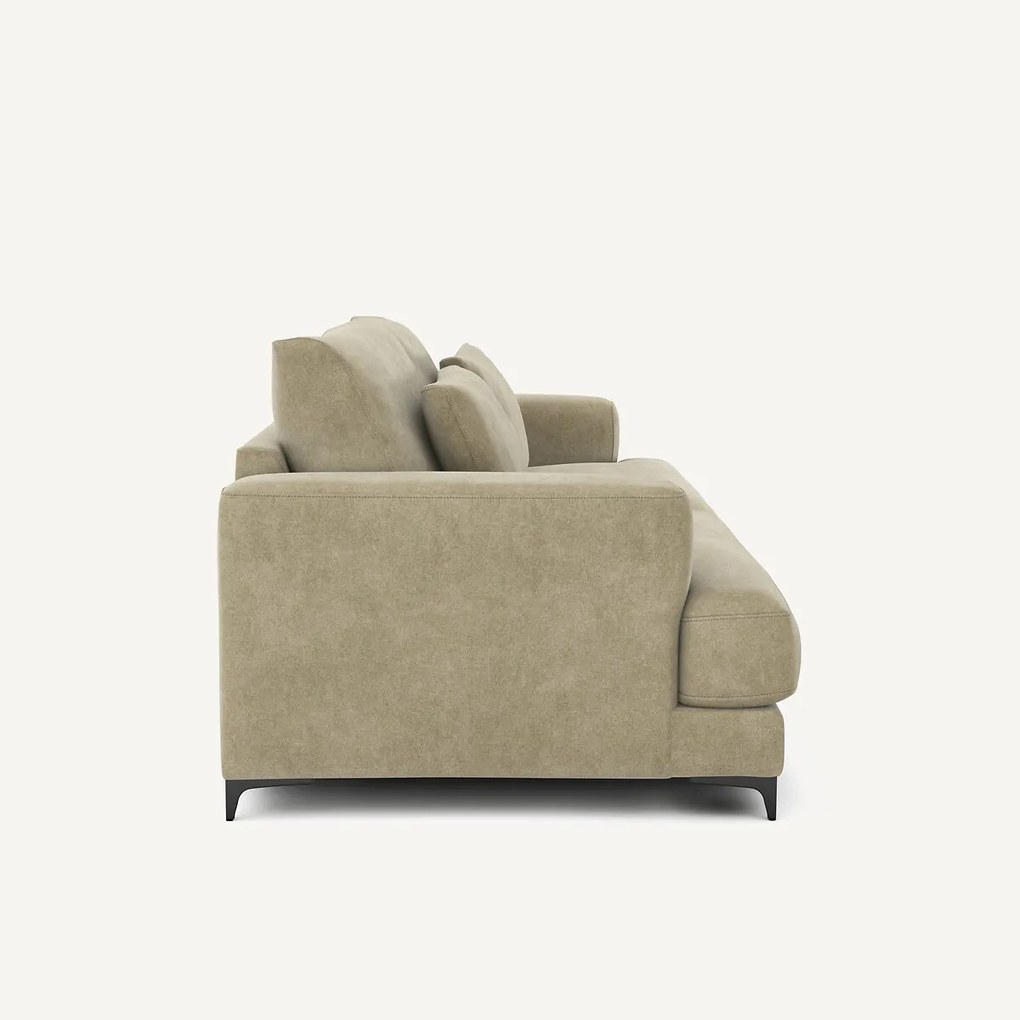 4-zits slaapbank van stonewashed fluweel, Marsile