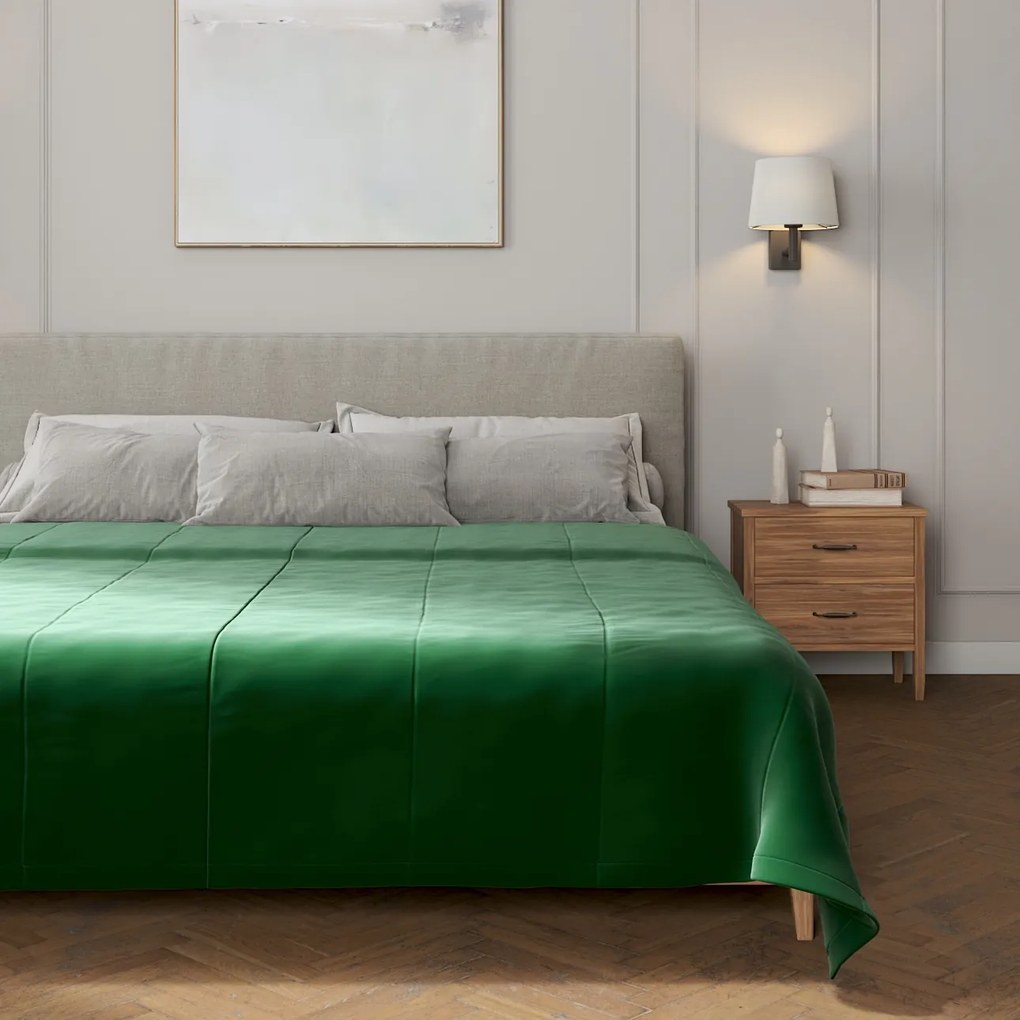 Dekoria Sprei Velvet, groen