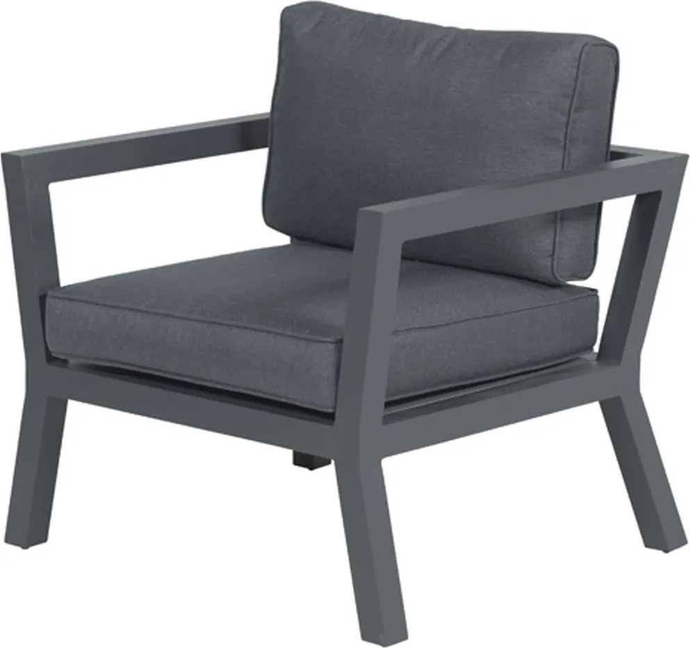 Garden Impressions San Luis loungeset 5-delig - donker grijs