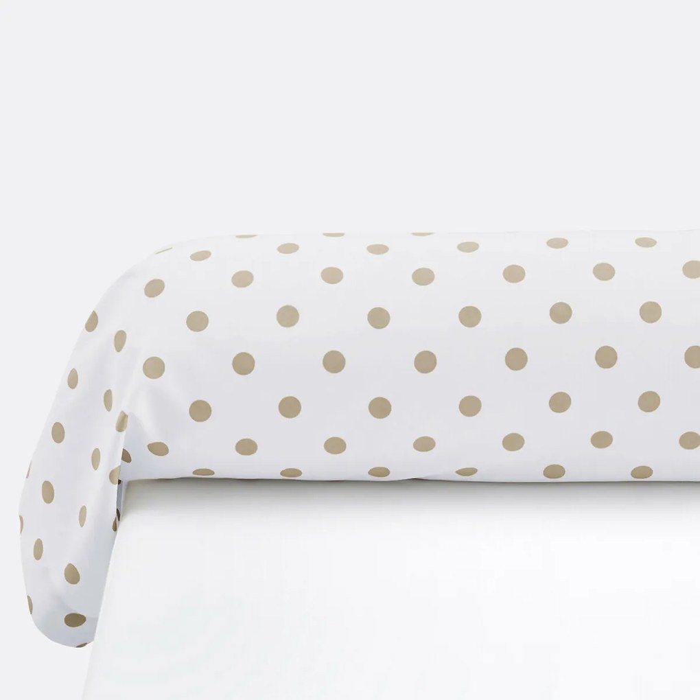 Kussensloop in flanel met stippenprint, Clarisse