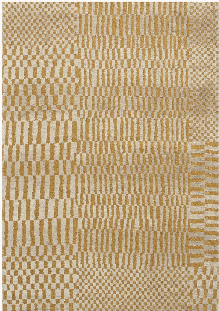 Wasbaar jacquard in- & outdoor vloerkleed Berber