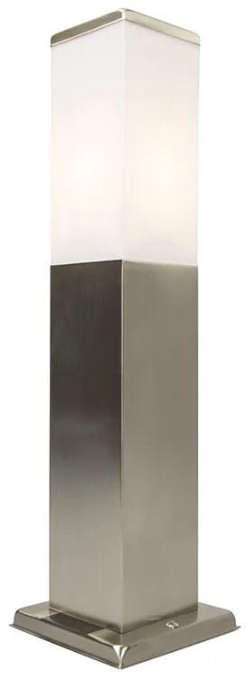 Smart buitenlamp met dimmer 45 cm staal incl. Wifi P45 - Malios Modern, Design E27 IP44 Buitenverlichting