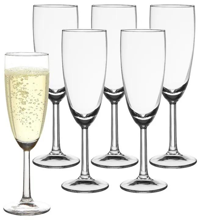 Champagneglas - 16 cl - set van 6