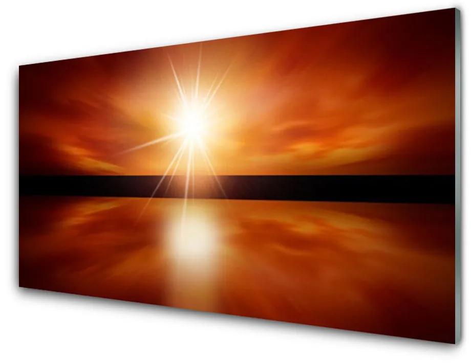 Plexiglas schilderij Hemel van de zon water landschap 100x50 cm