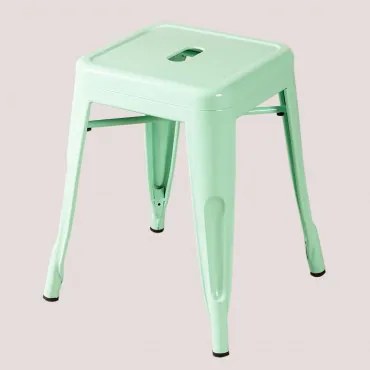 Lix Lage Stalen Kruk Groen – Mint - Sklum