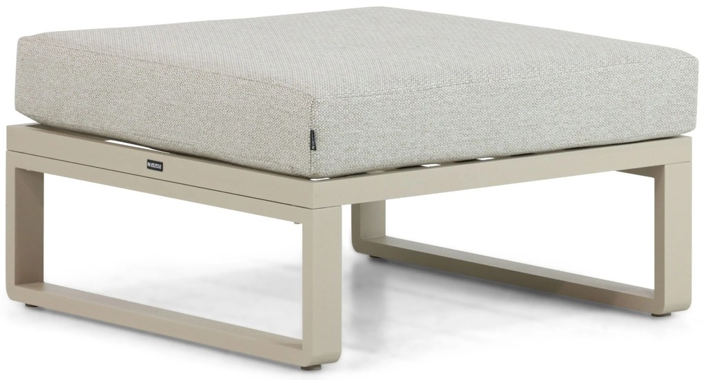 Hoek loungeset 5 personen Aluminium/Polywood (teakfinish) Taupe  Lifestyle Garden Furniture Lezo