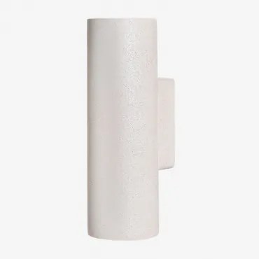 Buitenmuurlamp In Cement Curonisy Steen Wit - Sklum