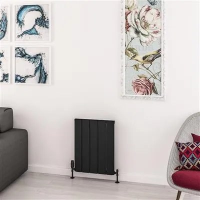 Eastbrook Withington radiator 45x60cm aluminium 502W zwart mat