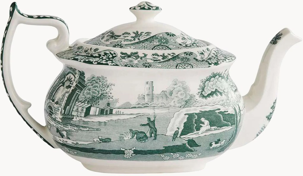 Theepot Heritage Green Italian van keramiek