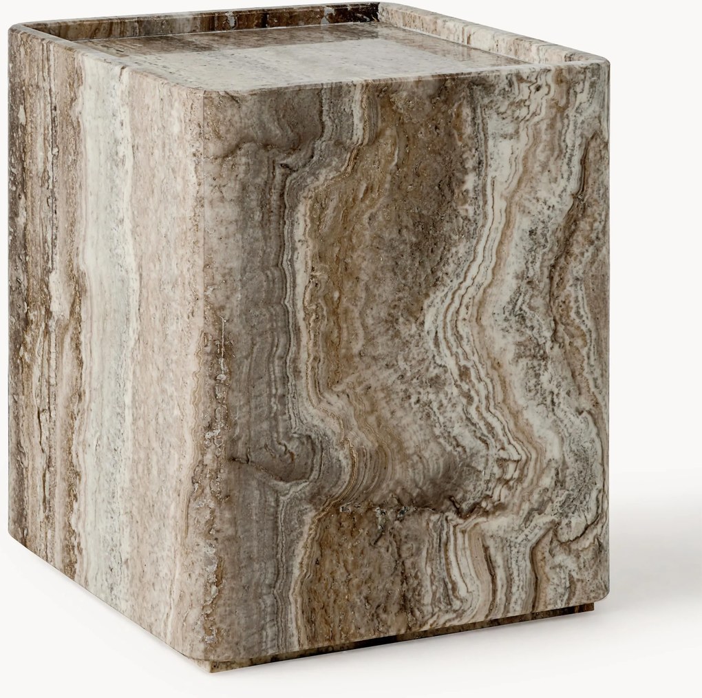 Travertijn bijzettafel Pietra