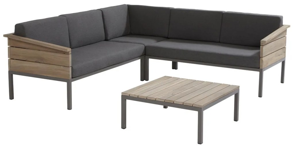 4 Seasons Outdoor | Cava Teak coffee table  Loungetafel    houtkleur weerbestendig