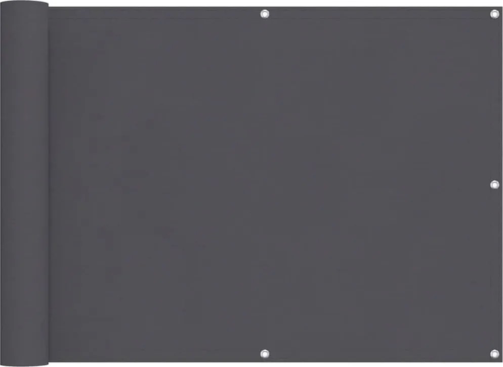 vidaXL Balkonscherm 90x400 cm oxford stof antraciet
