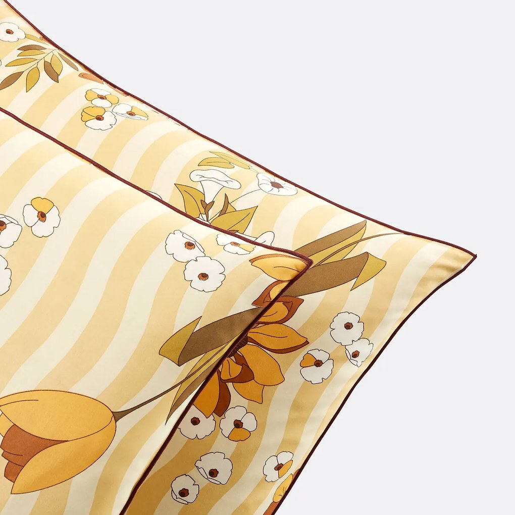 Kussensloop in katoensatijn, Solanne