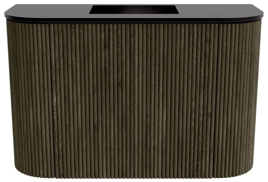 Mondiaz Joya 65cm toiletmeubel ronding links/rechts shadow met wastafel faye midden zonder kraangat urban