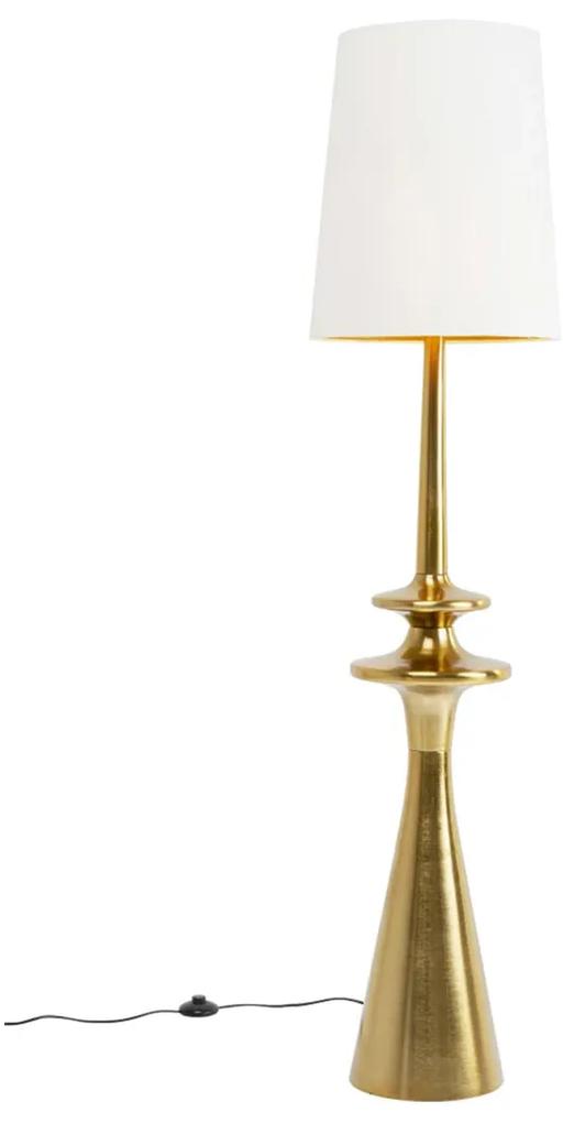 Kare Design Gamble Swing Gouden Vloerlamp