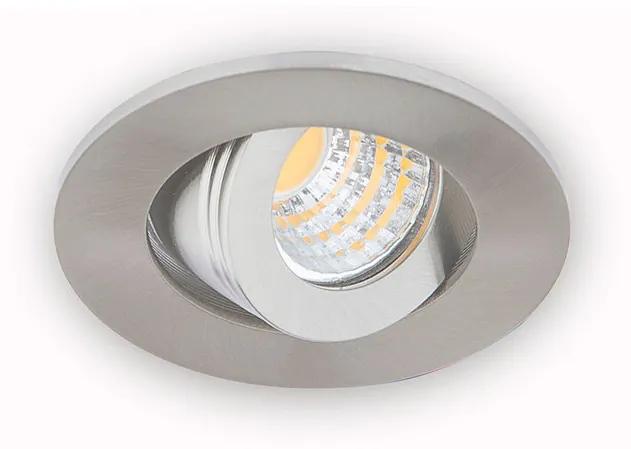 LED inbouwspots 3W, Rond, Kantelbaar, Aluminium, Dimbaar