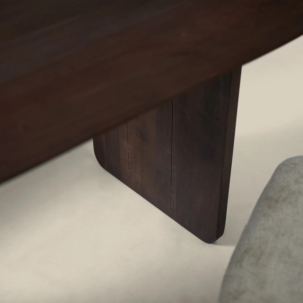 Organische Tafel Walnoot Bruin 180 Cm - 180 X 90cm.