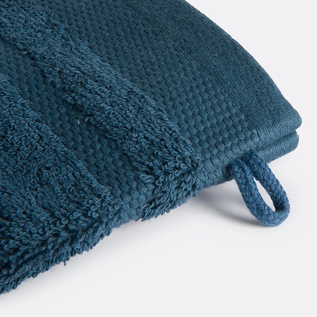 Set van 4 washandjes van gekamd katoenen van 600 g/m², KHEOPS