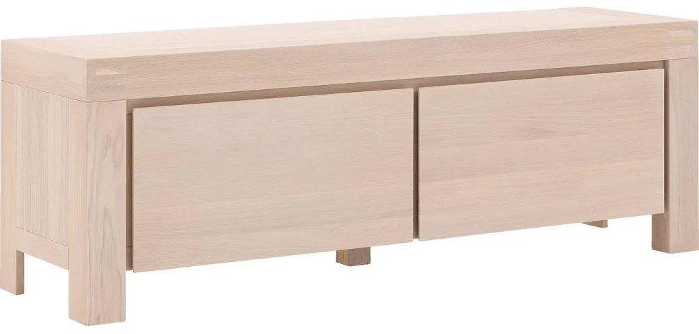 Goossens Tv Meubel Clear, 2 kleppen 45 cm diep