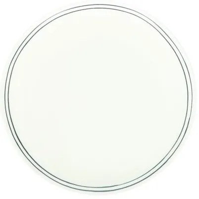 Ontbijtbord met blauwe streep, organisch, porselein,Ø 20 cm