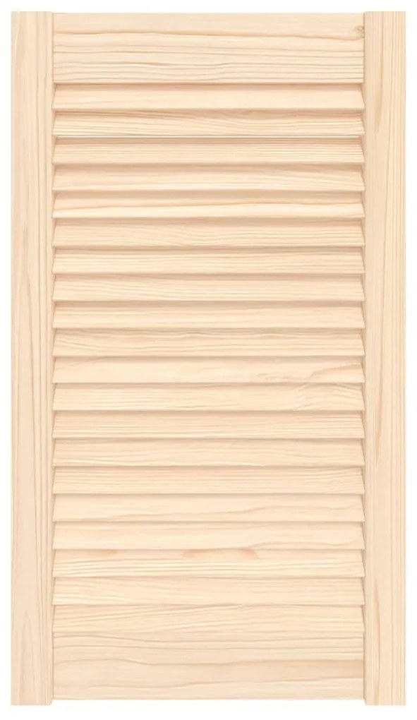 vidaXL Louvredeur 69x39,4 cm massief grenenhout