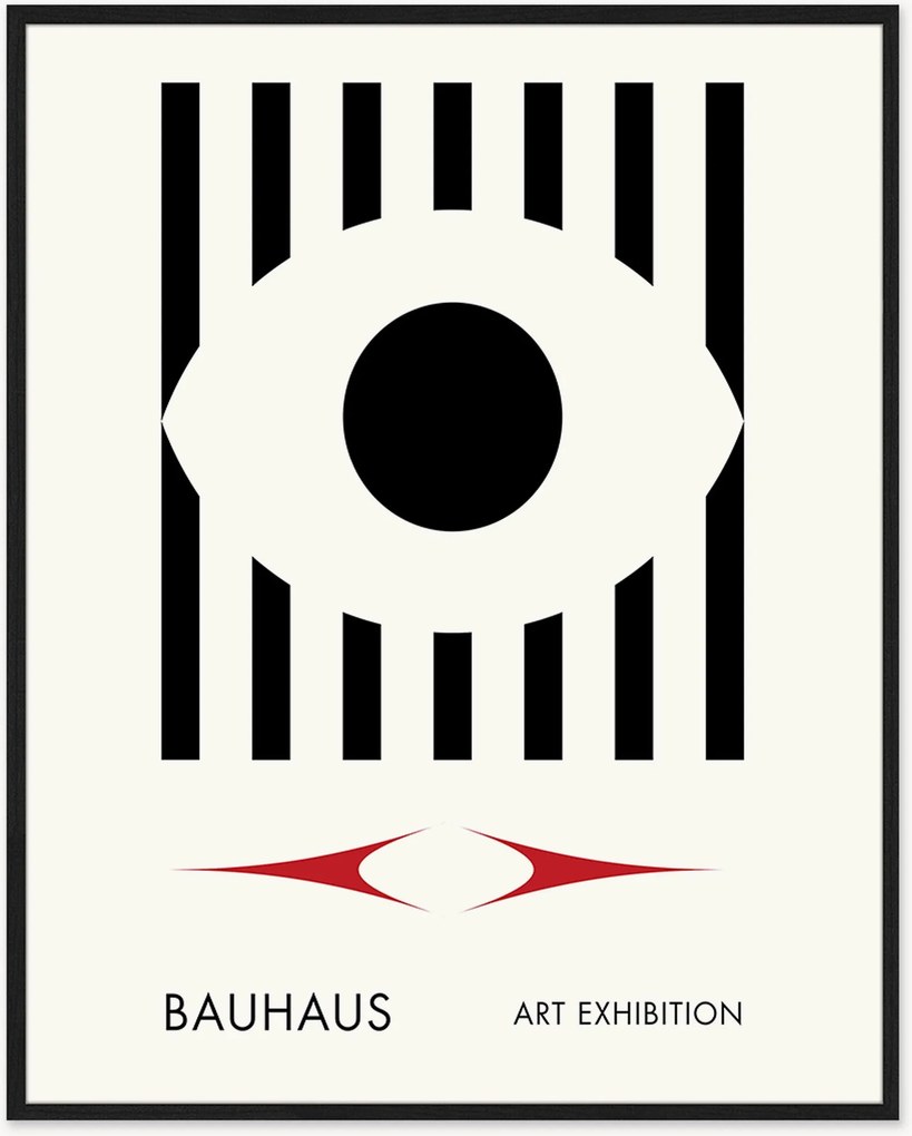 Ingelijste digitale print Bauhaus Art Exhibition