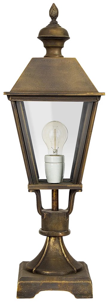 Tuinlamp Halle sokkel S Brons Tuinverlichting Brons E27