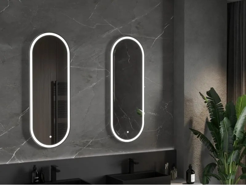 Mexen Bono verlichte badkamerspiegel 45 x 120 cm, LED 6000K, antivries - 9816-045-120-611-00