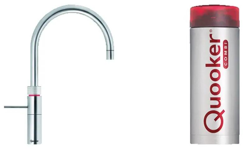 Fusion Round kokend water keukenmengkraan - RVS - met Combi+ boiler