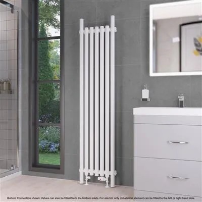 Eastbrook Lambourne horizontale radiator 40x180cm 888W wit mat