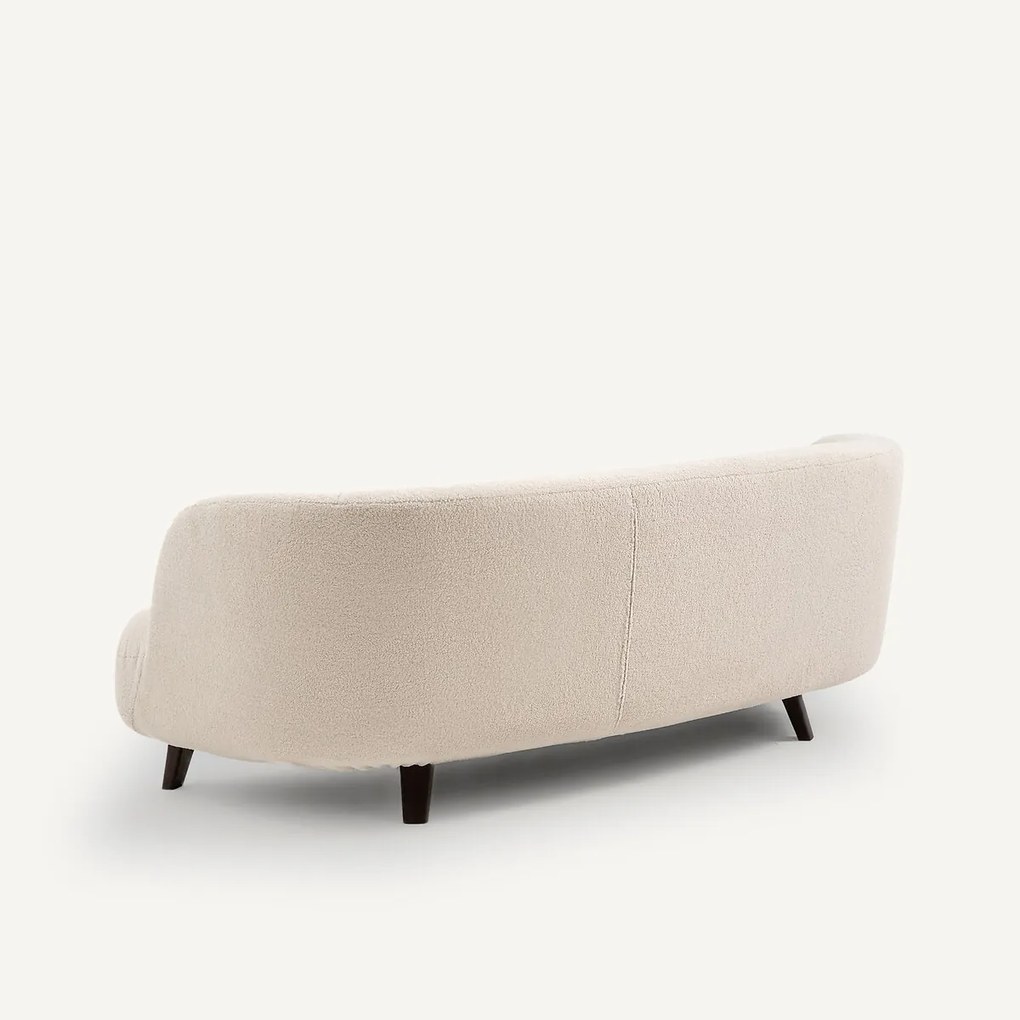 3-zitsbank, polyester bouclé, Rosebury, ontwerp Emmanuel Gallina