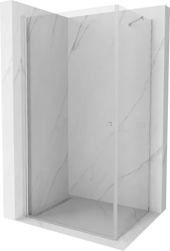 Mexen Pretoria draaiende douchecabine 85 x 90 cm, transparant, chroom - 852-085-090-01-00